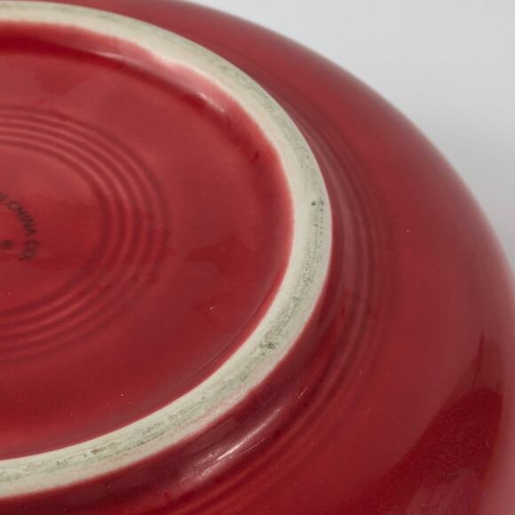 Fiestaware Cinnabar 2006 Vegetable Bowl Retired Replacement Modern Vintage 06-10 - Picture 6 of 10